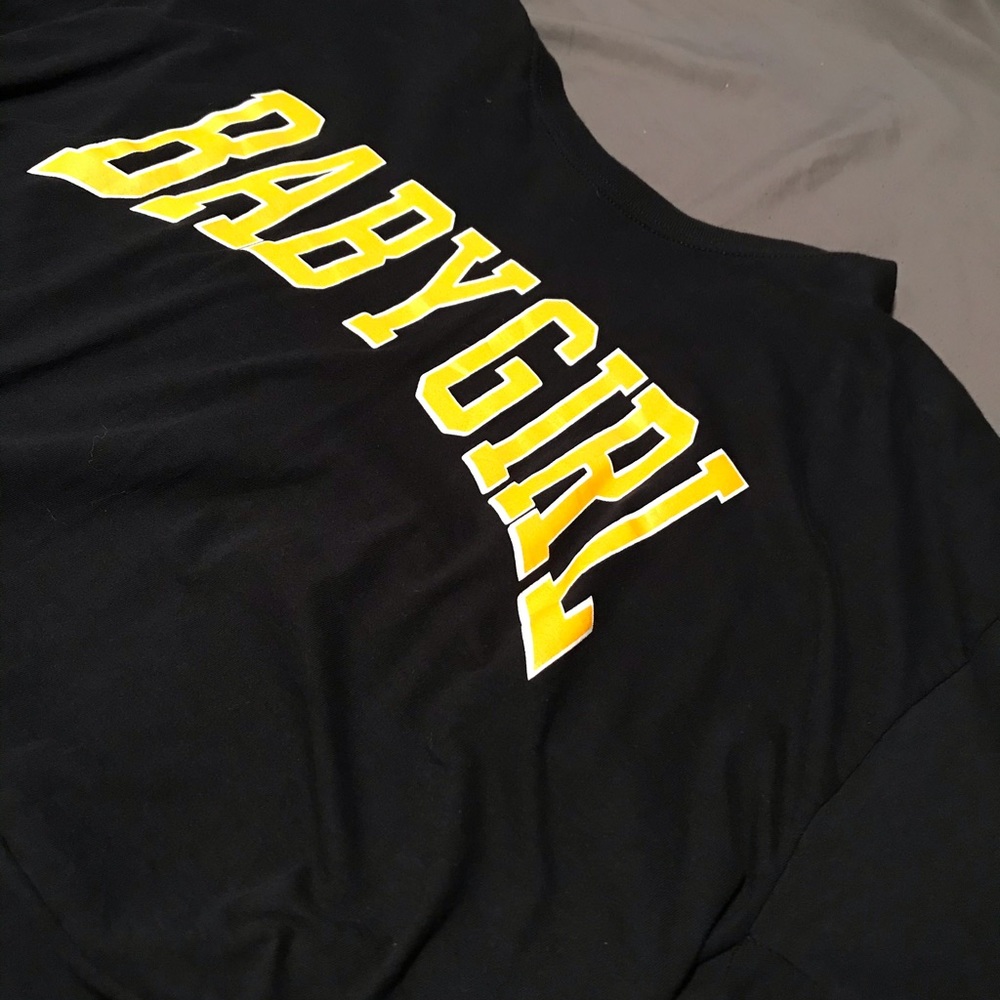 FashionNova Baby Girl Cropped Shirt